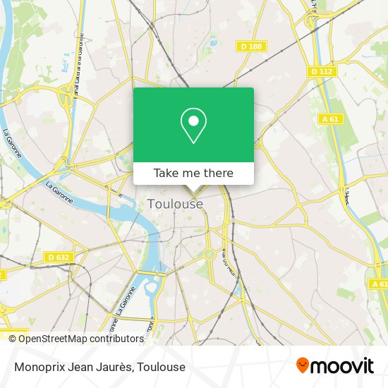 Monoprix Jean Jaurès map