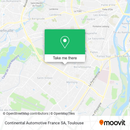 Continental Automotive France SA map