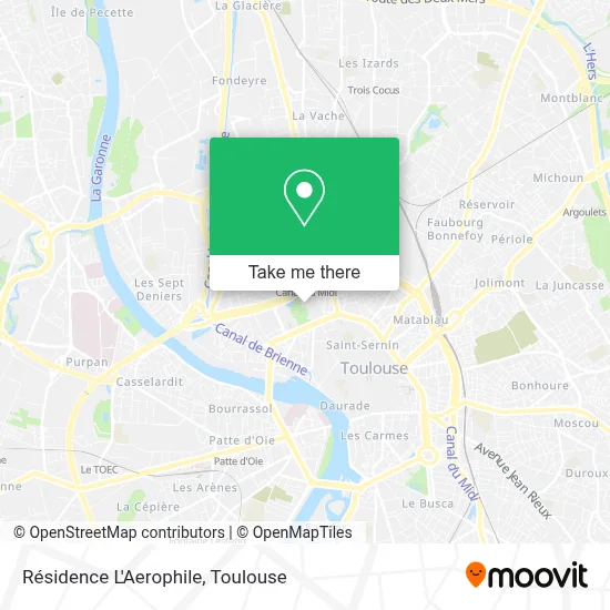 Résidence L'Aerophile map