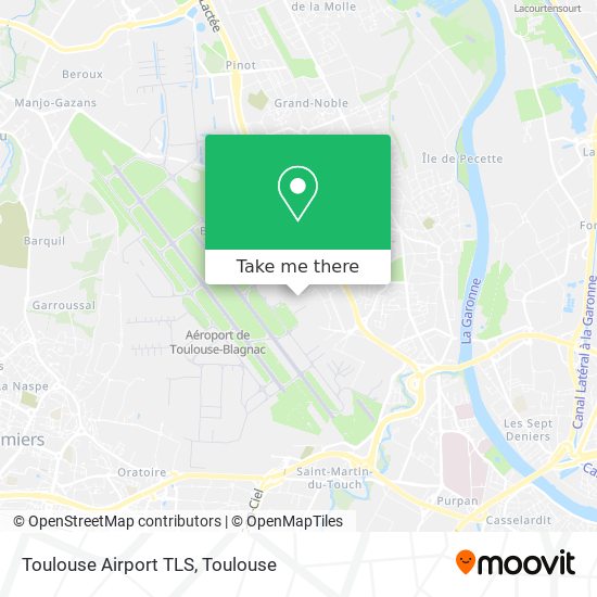 Mapa Toulouse Airport TLS