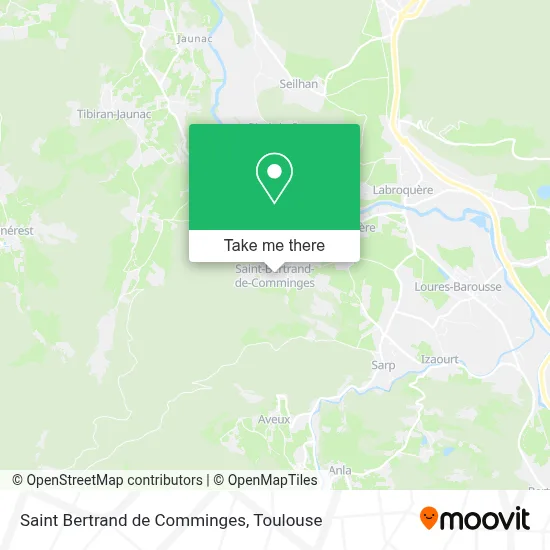 Saint Bertrand de Comminges map
