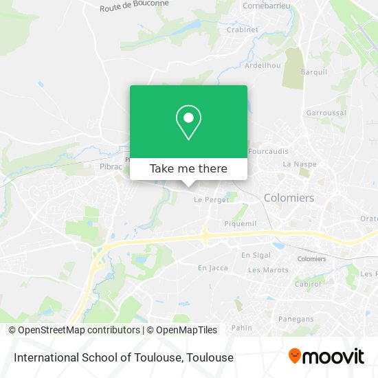 International School of Toulouse map