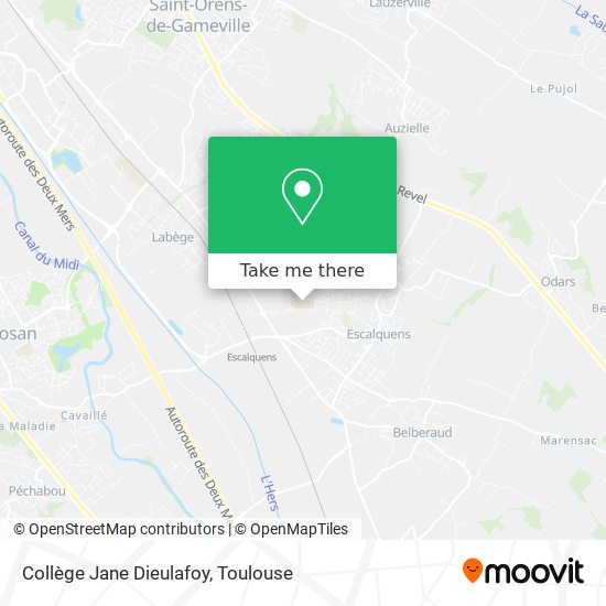 Collège Jane Dieulafoy map
