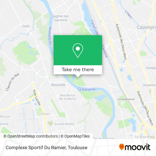 Complexe Sportif Du Ramier map