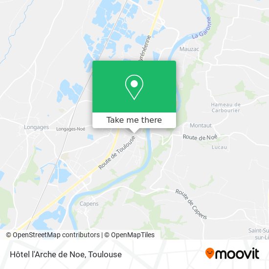 Hôtel l'Arche de Noe map
