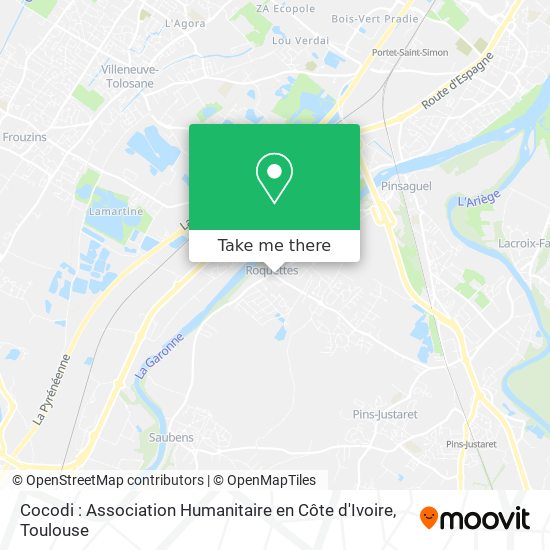 Cocodi : Association Humanitaire en Côte d'Ivoire map