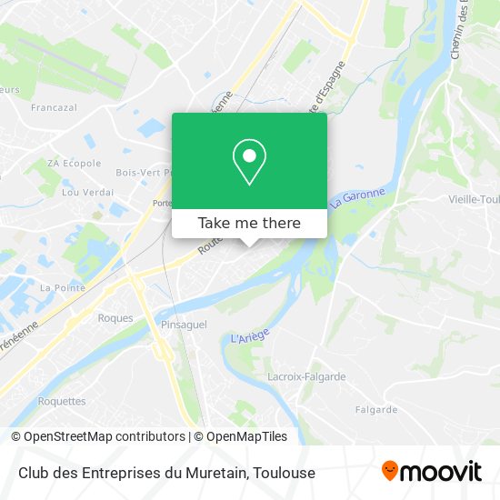Club des Entreprises du Muretain map