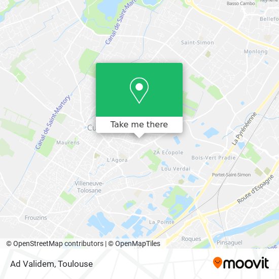 Ad Validem map