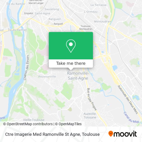 Mapa Ctre Imagerie Med Ramonville St Agne