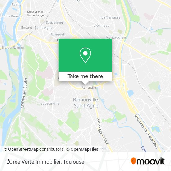 Mapa L'Orée Verte Immobilier