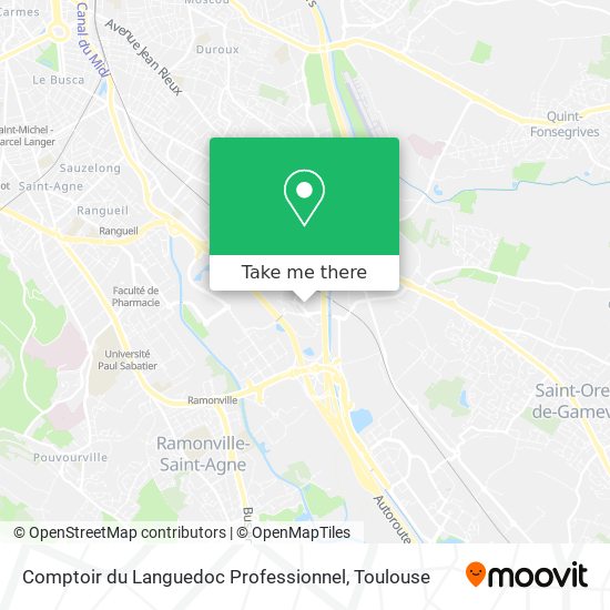 Comptoir du Languedoc Professionnel map