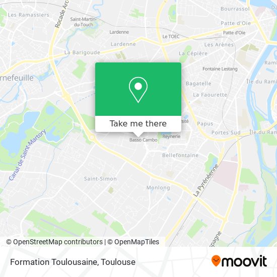 Formation Toulousaine map