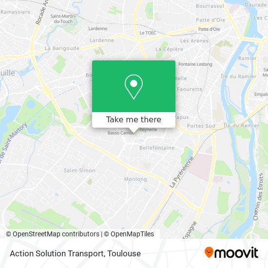 Action Solution Transport map