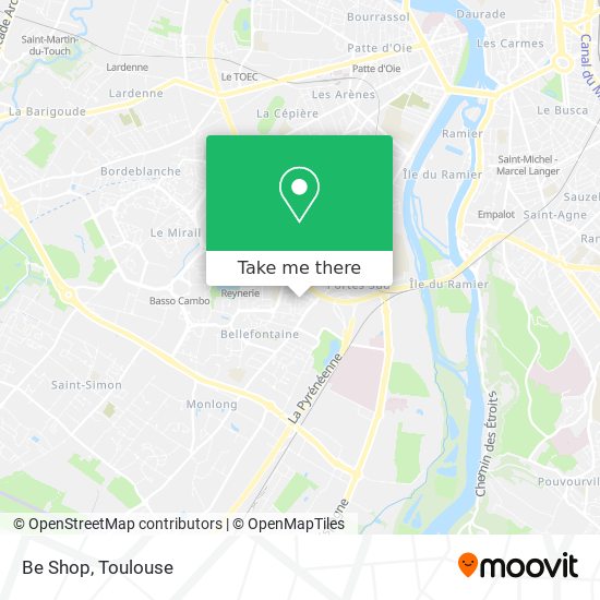 Be Shop map