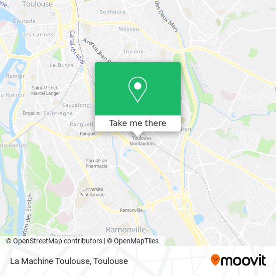 La Machine Toulouse map