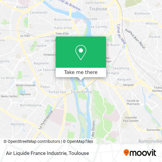 Air Liquide France Industrie map