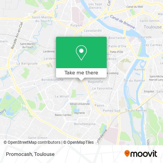 Promocash map