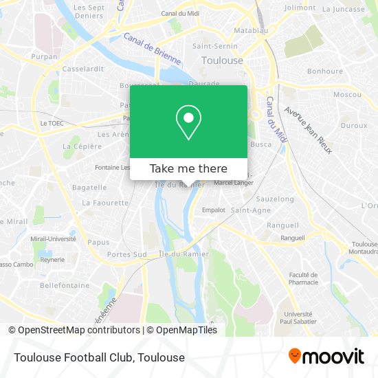 Mapa Toulouse Football Club