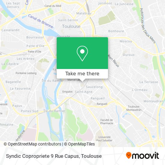 Mapa Syndic Copropriete 9 Rue Capus