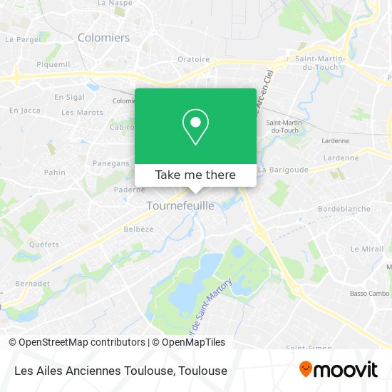 Les Ailes Anciennes Toulouse map