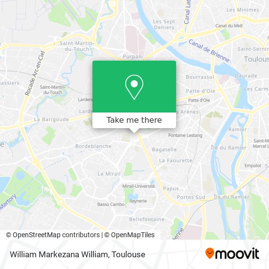William Markezana William map