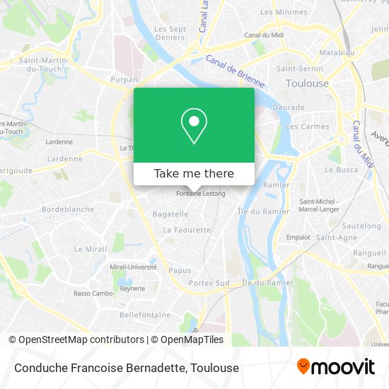 Conduche Francoise Bernadette map