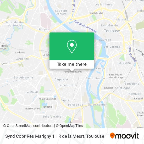 Synd Copr Res Marigny 11 R de la Meurt map