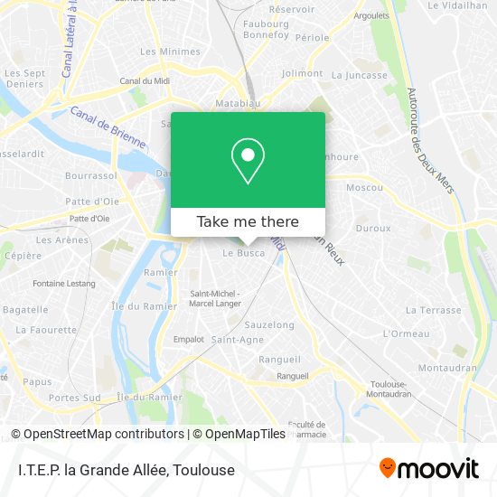I.T.E.P. la Grande Allée map