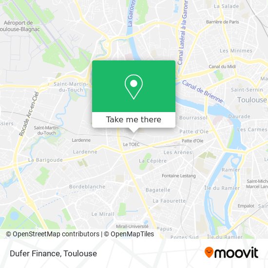 Dufer Finance map