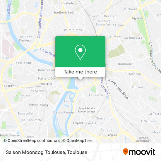 Mapa Saison Moondog Toulouse