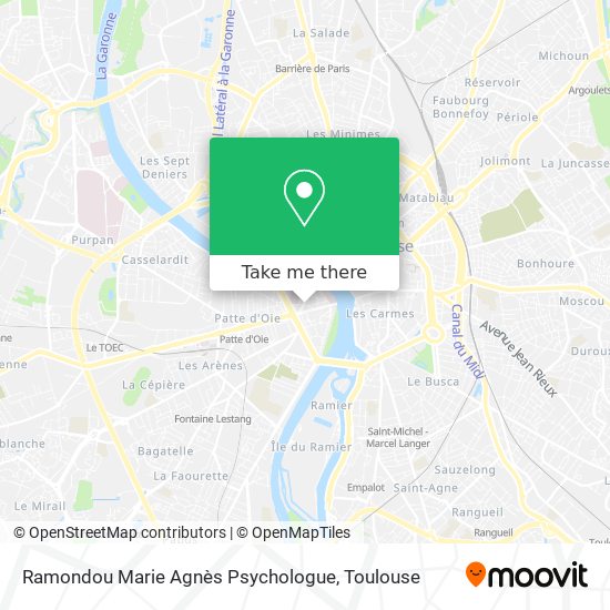 Ramondou Marie Agnès Psychologue map