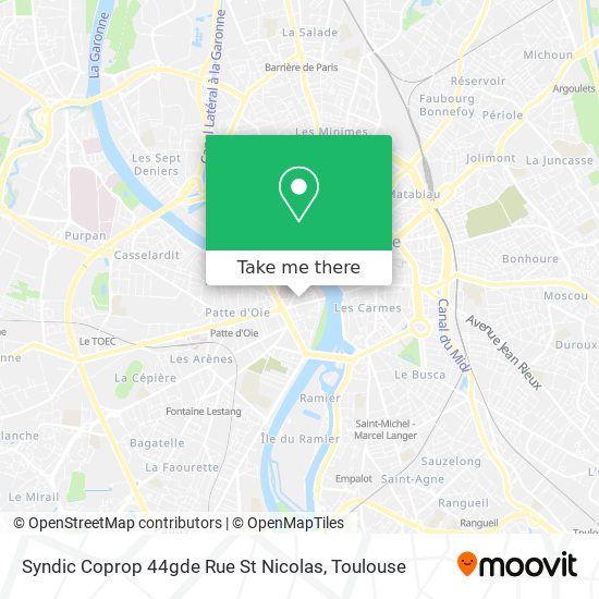 Mapa Syndic Coprop 44gde Rue St Nicolas
