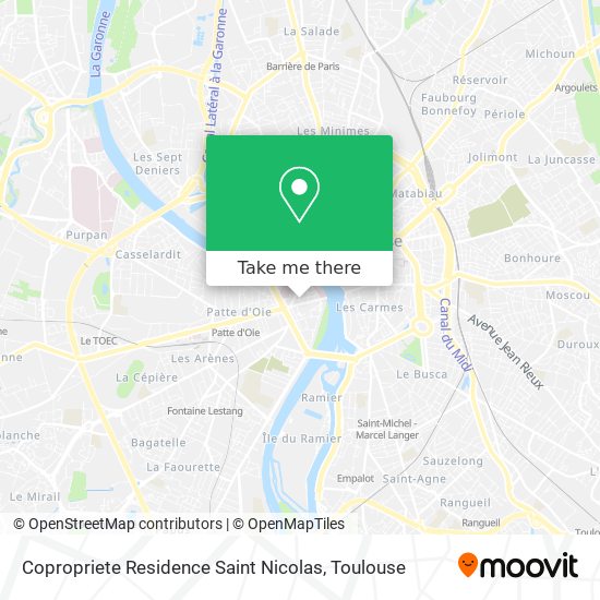 Copropriete Residence Saint Nicolas map