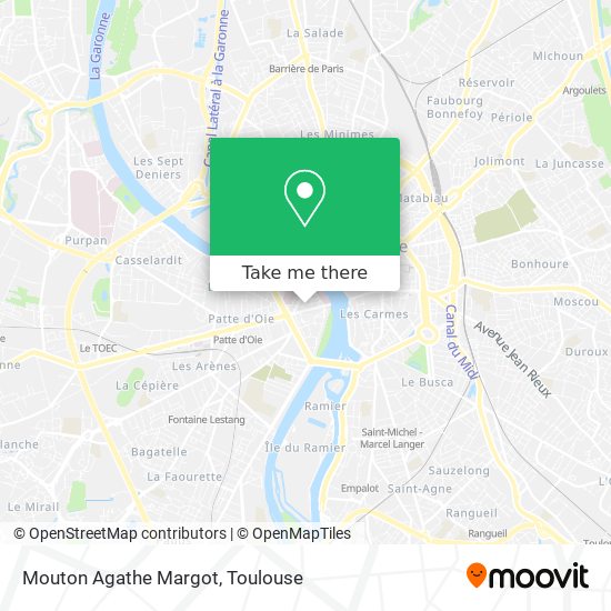 Mouton Agathe Margot map