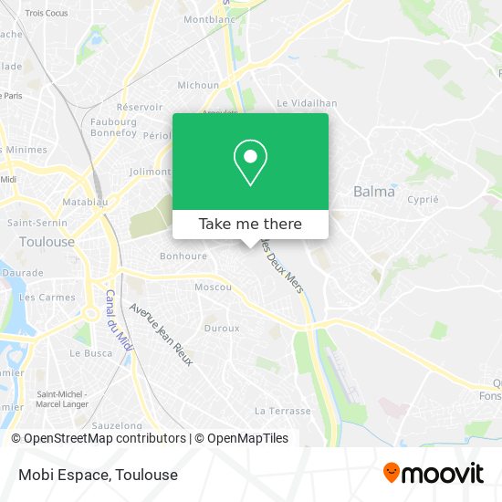 Mobi Espace map