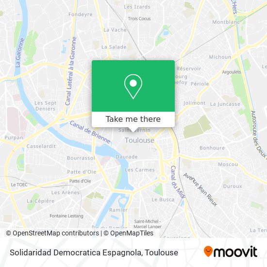 Mapa Solidaridad Democratica Espagnola