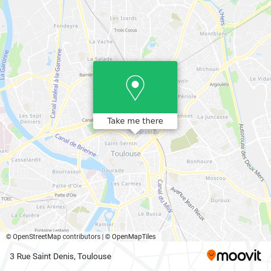 Mapa 3 Rue Saint Denis