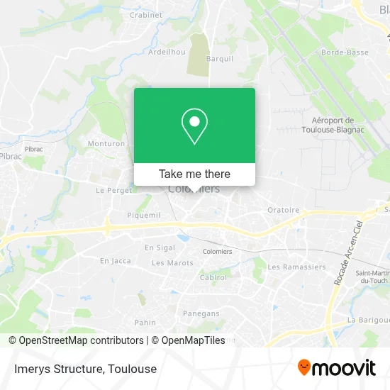 Imerys Structure map