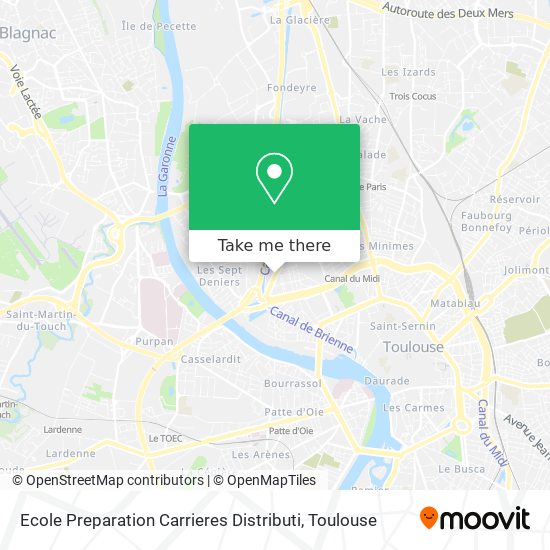 Ecole Preparation Carrieres Distributi map