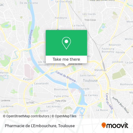 Mapa Pharmacie de L'Embouchure