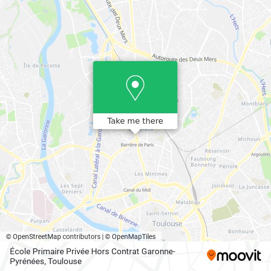 École Primaire Privée Hors Contrat Garonne-Pyrénées map