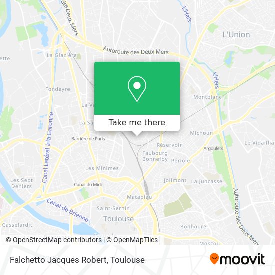 Mapa Falchetto Jacques Robert