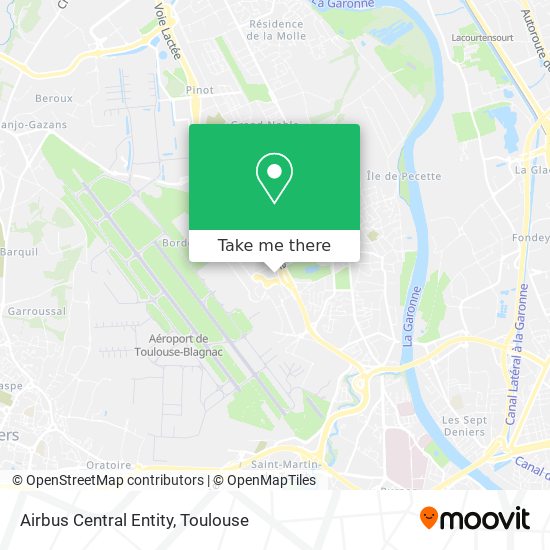 Airbus Central Entity map