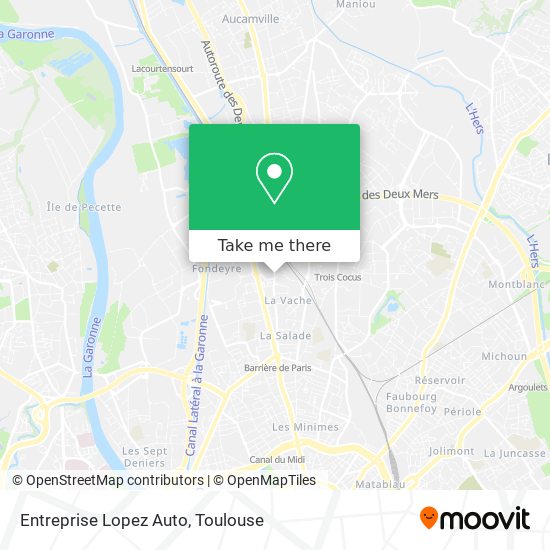 Entreprise Lopez Auto map