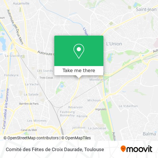 Comité des Fêtes de Croix Daurade map