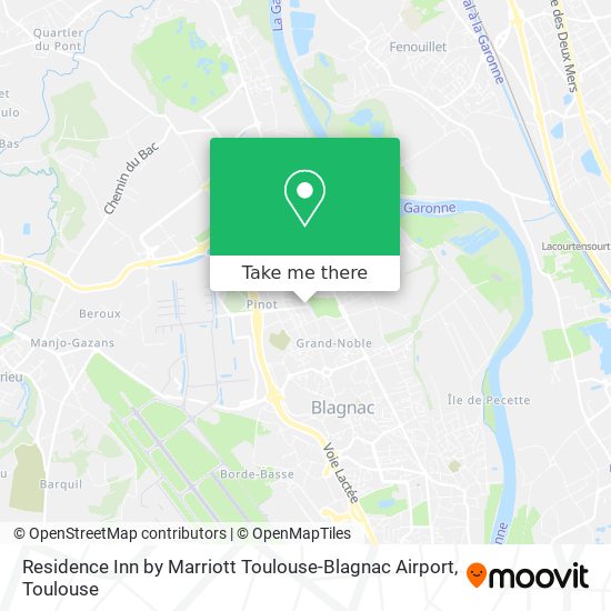 Residence Inn by Marriott Toulouse-Blagnac Airport map