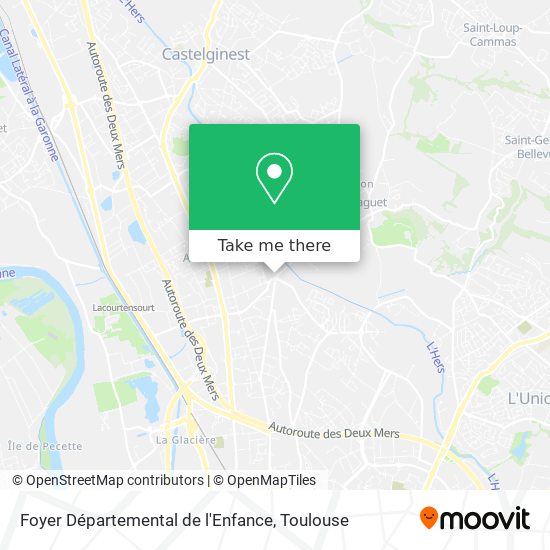 Foyer Départemental de l'Enfance map