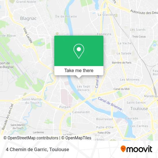 4 Chemin de Garric map