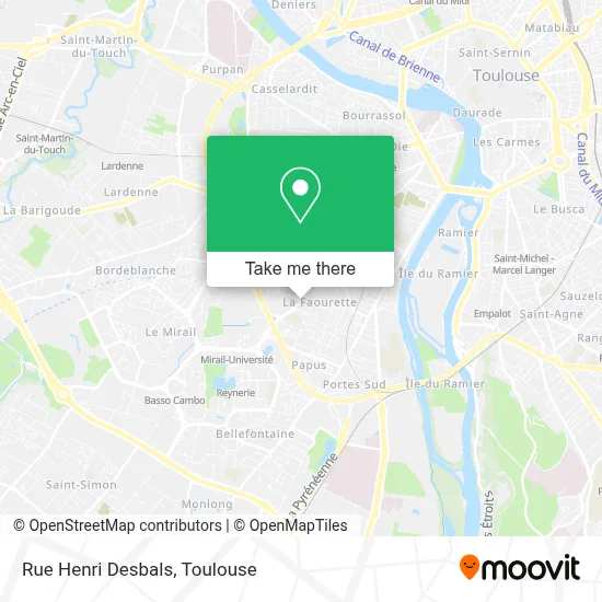 Rue Henri Desbals map