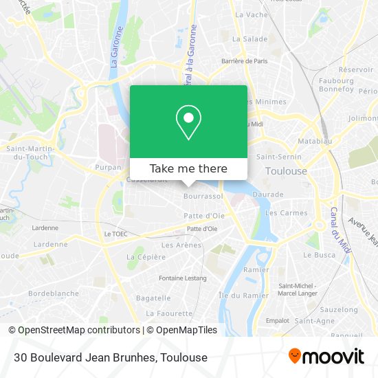 30 Boulevard Jean Brunhes map